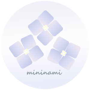 miniのアジサイ3つのロゴ