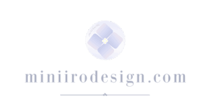 みにいろデザインファビコンとドメイン下線画像